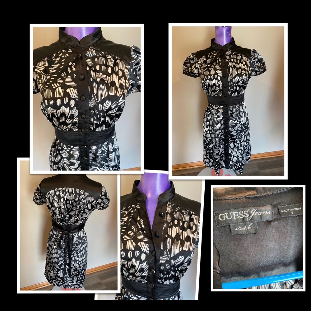 Black & White Guess Stretch Dress